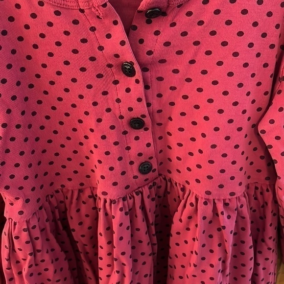 Hanna Andersson Girl’s pink and blue dress, size 110 or US size 5. - Picture 3 of 5